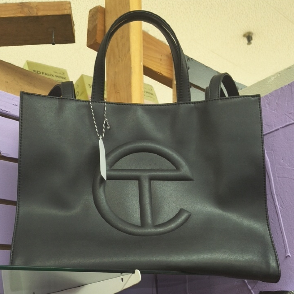 Telfar Black Tote Bag